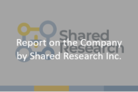 Report on the Company by Shared Research Inc.